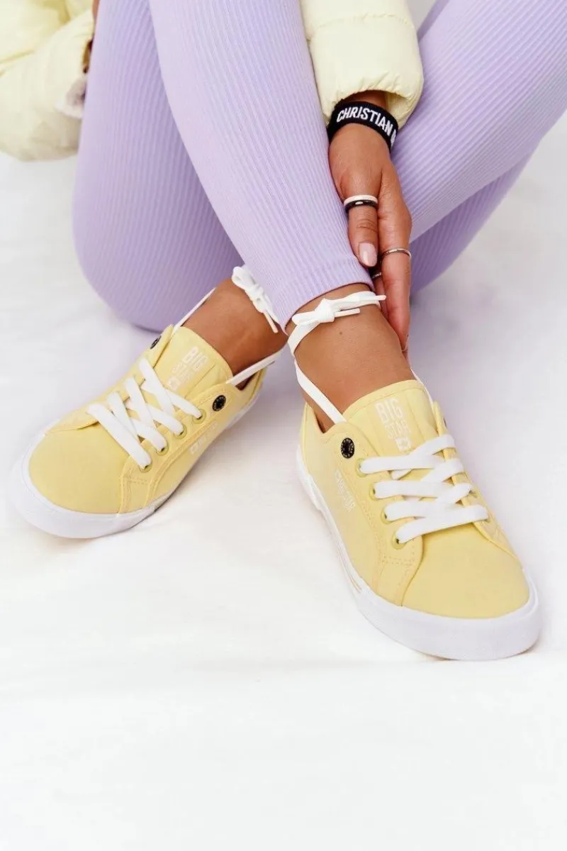 Hot Big Star Shoes Damskie Tenisówki BIG STAR HH274062 Żółte