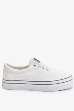 Best Big Star Shoes Damskie Tenisówki Na Platformie Big Star LL274228 Białe