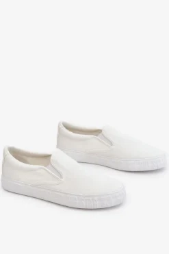 Trampki Damskie Slip-On|Trampki Damskie Big Star>Big Star Shoes Damskie Tenisówki Slip-On Big Star LL274389 Białe