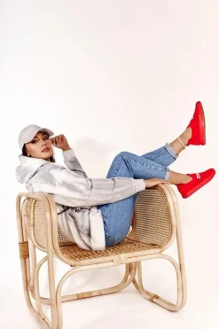 Trampki Damskie Slip-On|Trampki Damskie Big Star></noscript>Big Star Shoes Damskie Tenisówki Slip-on Big Star FF274220 Czerwone