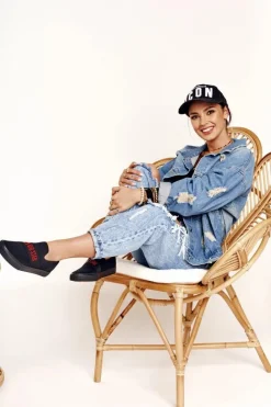 Best Big Star Shoes Damskie Tenisówki Slip-on Big Star FF274221 Czarne