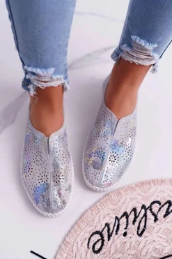 Hot Boto Damskie Tenisówki Szare Comfort Munda