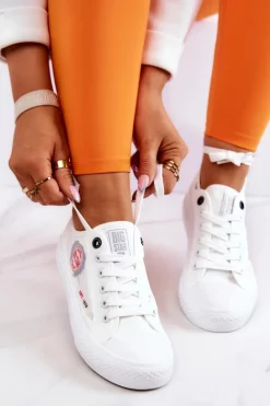 Trampki Damskie Big Star|Trampki Damskie Niskie></noscript>Big Star Shoes Damskie Tenisówki Trampki BIG STAR JJ274A253 Białe