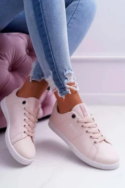 Hot Big Star Shoes Damskie Trampki Big Star Różowe DD274216