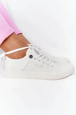 Outlet Big Star Shoes Damskie Trampki BIG STAR HH274017 Białe