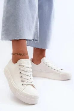 Trampki Damskie Big Star|Trampki Damskie Niskie>Big Star Shoes Damskie Trampki Big Star NN274853 Białe