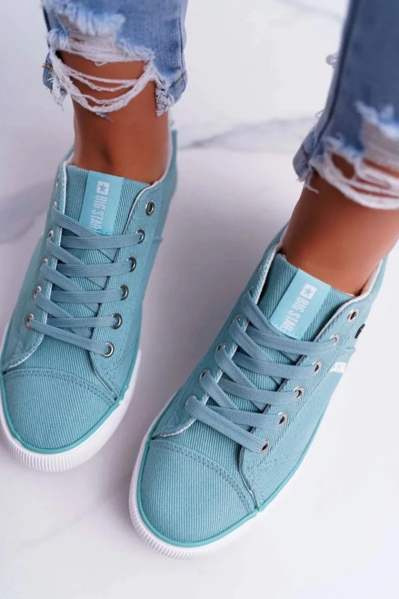 Trampki Damskie Big Star|Big Star>Big Star Shoes Damskie Trampki Big Star Miętowe DD274351