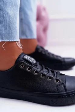 Trampki Damskie Big Star|Trampki Damskie Niskie></noscript>Big Star Shoes Damskie Trampki Big Star Czarne EE274247