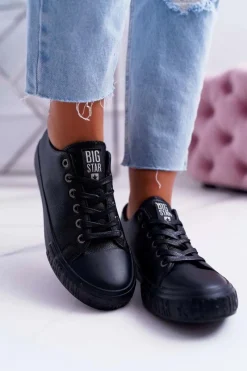Trampki Damskie Big Star|Trampki Damskie Niskie></noscript>Big Star Shoes Damskie Trampki Big Star Czarne EE274247