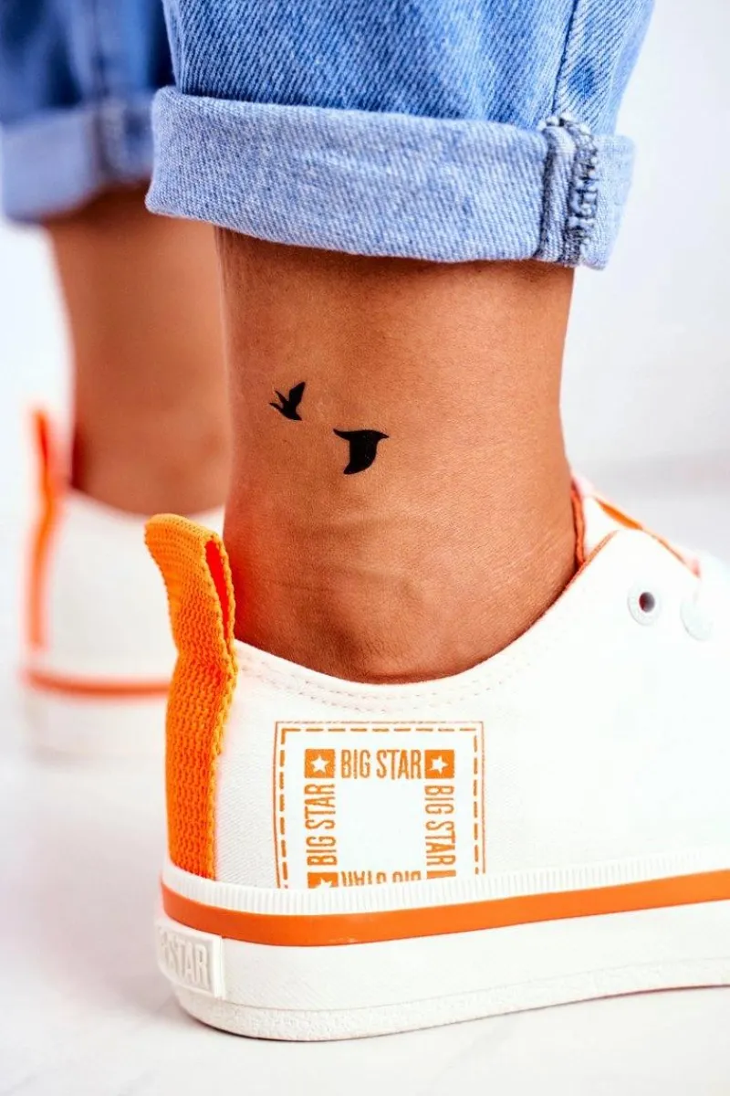 New Big Star Shoes Damskie Trampki Big Star Białe FF274A065