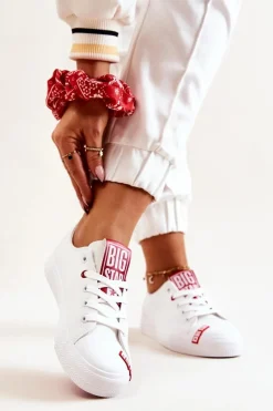 Trampki Damskie Big Star|Trampki Damskie Niskie></noscript>Big Star Shoes Damskie Trampki Big Star JJ274165 Białe