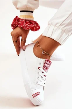 Trampki Damskie Big Star|Trampki Damskie Niskie></noscript>Big Star Shoes Damskie Trampki Big Star JJ274165 Białe