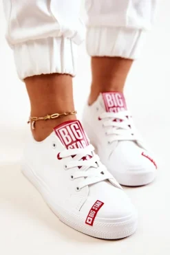 Trampki Damskie Big Star|Trampki Damskie Niskie></noscript>Big Star Shoes Damskie Trampki Big Star JJ274165 Białe