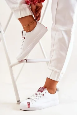 Trampki Damskie Big Star|Trampki Damskie Niskie></noscript>Big Star Shoes Damskie Trampki Big Star JJ274165 Białe