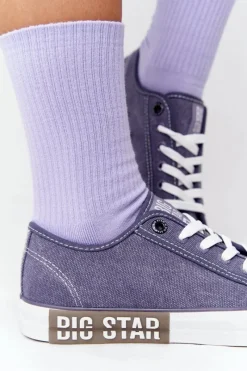 Trampki Damskie Niskie|Trampki Damskie Big Star></noscript>Big Star Shoes Damskie Trampki BIG STAR HH274114 Granatowe