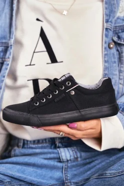 Trampki Damskie Big Star|Trampki Damskie Niskie>Big Star Shoes Damskie Trampki Big Star Czarne AA274513