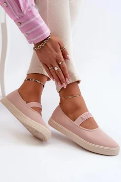 Trampki Damskie Slip-On|Trampki Damskie Big Star>Big Star Shoes Damskie Trampki Big Star NN274606 Różowe Różowy