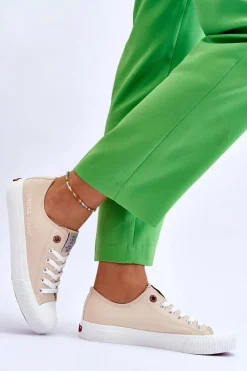 Trampki Damskie Cross Jeans|Trampki Damskie Niskie></noscript>Cross Jeans Damskie Trampki LL2R4070 Beżowe Beżowy