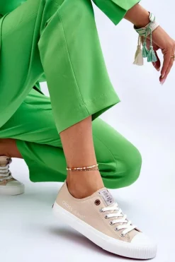 Trampki Damskie Cross Jeans|Trampki Damskie Niskie></noscript>Cross Jeans Damskie Trampki LL2R4070 Beżowe Beżowy