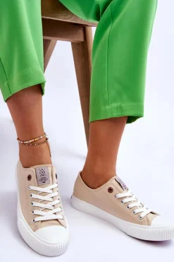 Trampki Damskie Cross Jeans|Trampki Damskie Niskie></noscript>Cross Jeans Damskie Trampki LL2R4070 Beżowe Beżowy