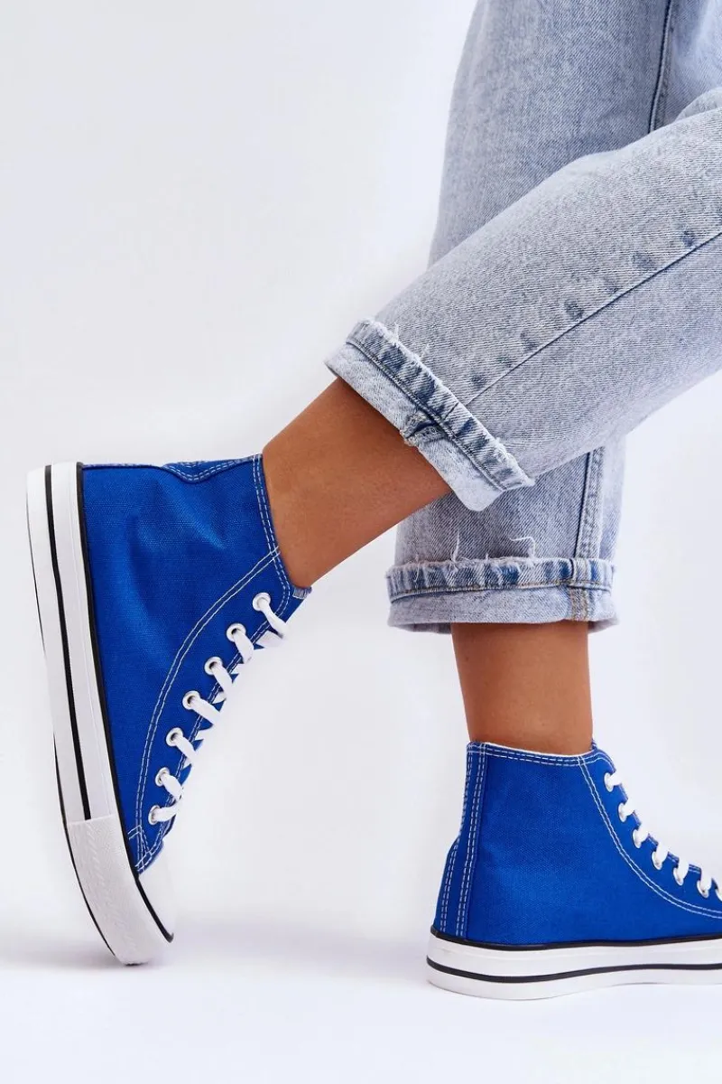 Outlet Damskie Trampki Klasyczne Wysokie e Remos Damskie Trampki Damskie Wysokie