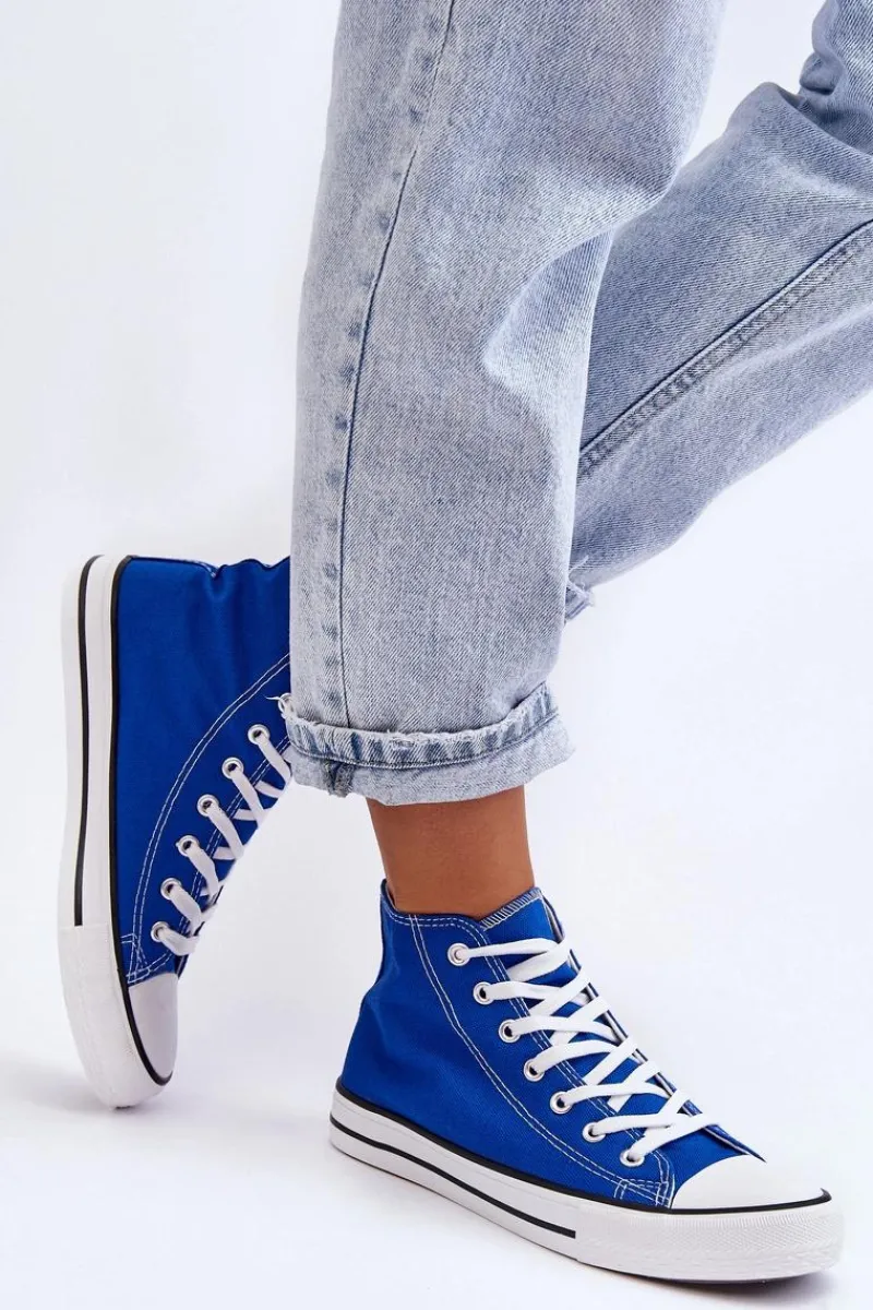 Outlet Damskie Trampki Klasyczne Wysokie e Remos Damskie Trampki Damskie Wysokie