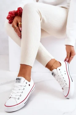 Best Lee Cooper Damskie Trampki LCW-22-31-0875L Białe