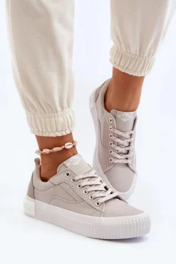 Trampki Damskie Niskie></noscript>Lee Cooper Damskie Trampki LCW-24-31-2171 Szare