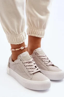 Trampki Damskie Niskie></noscript>Lee Cooper Damskie Trampki LCW-24-31-2171 Szare