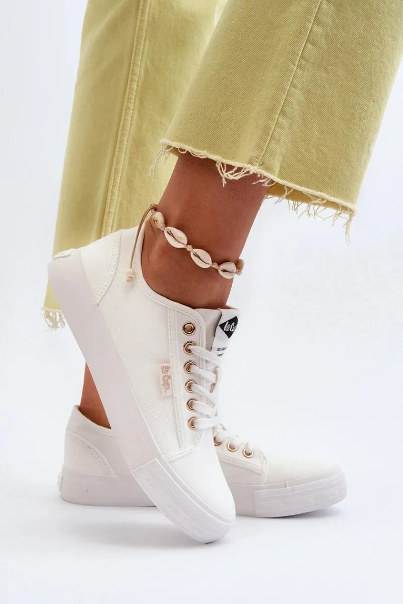 New Lee Cooper Damskie Trampki LCW-24-31-2201 Białe