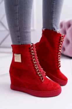 Trampki Damskie Wysokie><noscript><img width=