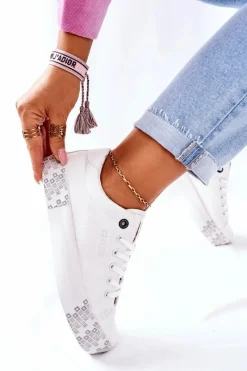 Online Big Star Shoes Damskie Trampki Na Platformie BIG STAR II274181 Białe