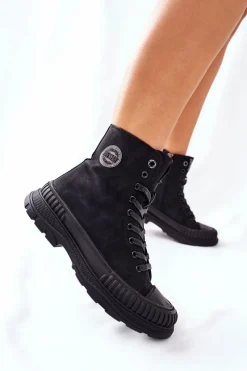 Best Big Star Shoes Damskie Trapery Big Star II274351 Czarne