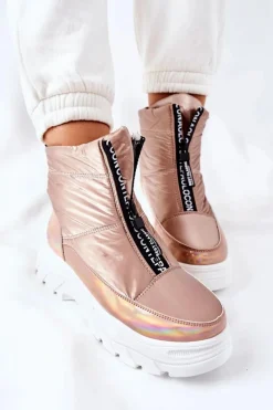 Damskie Trapery|Czarne Botki>Buty damskie Vinceza Damskie Trapery Botki Złote Echowen