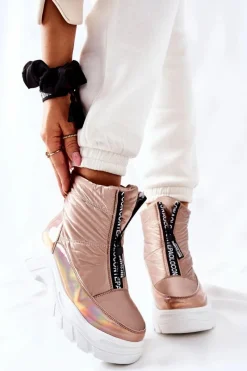 Damskie Trapery|Czarne Botki></noscript>Buty damskie Vinceza Damskie Trapery Botki Złote Echowen