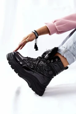 Clearance Buty damskie Vinceza Damskie Trapery Czarne Ismobe