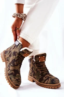 Damskie Trapery|Botki Sznurowane><noscript><img width=