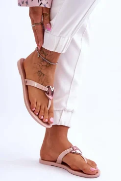 Discount ZAXY Damskie Wegańskie Klapki Japonki JJ285032 Nude