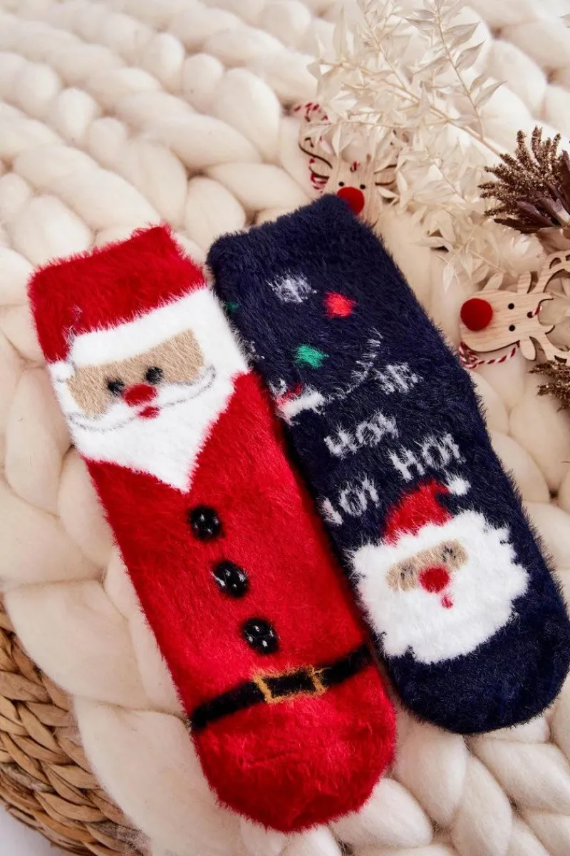 Outlet COSAS Damskie Świąteczne Skarpetki Zestaw 4-Pak