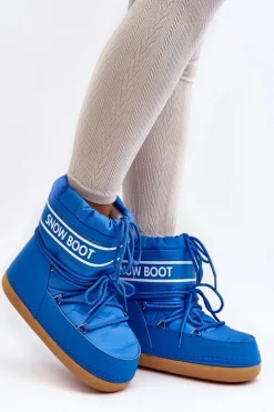 Śniegowce Damskie>Boto Damskie Wiązane Śniegowce e Soia Niebieski