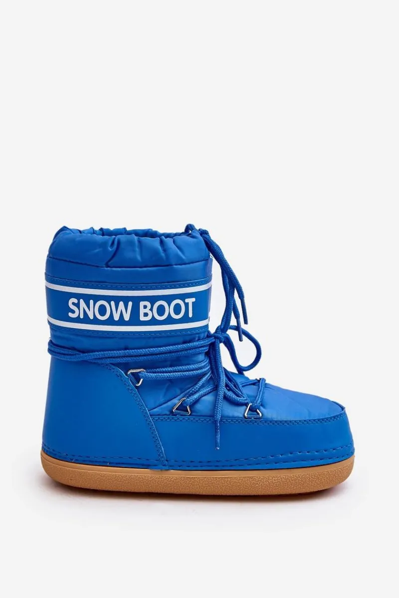Śniegowce Damskie>Boto Damskie Wiązane Śniegowce e Soia Niebieski