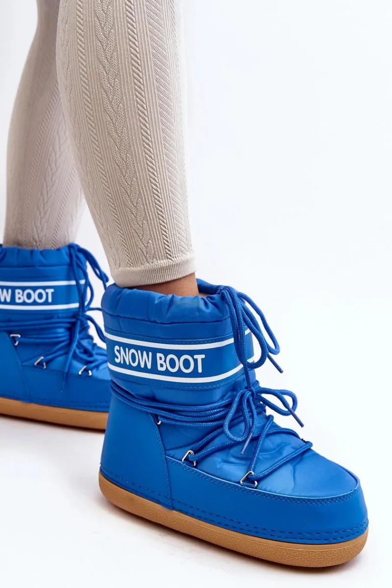 Śniegowce Damskie>Boto Damskie Wiązane Śniegowce e Soia Niebieski