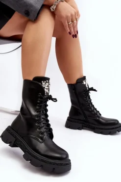 Botki Sznurowane|Botki Płaskie><noscript><img width=