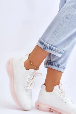 Best Damskie Wsuwane Skarpetkowe Buty JJ2N4079 Białe Damskie Buty Sportowe Na Platformie|Sneakersy Damskie