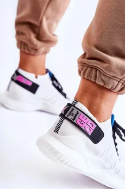 New Damskie Wsuwane Sportowe Buty Sneakersy Białe Klayra Damskie Buty Sportowe Na Platformie|Sneakersy Damskie