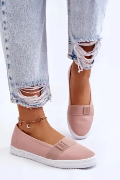 Trampki Damskie Slip-On|Trampki Damskie Big Star></noscript>Big Star Shoes Damskie Wsuwane Tenisówki Big Star LL274202 Nude