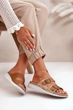 Klapki Damskie Klasyczne><noscript><img width=