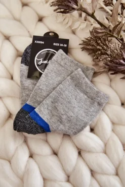 Online Damskie Wysokie Bawełniane Skarpety Szare Skarpetki|Skarpetki