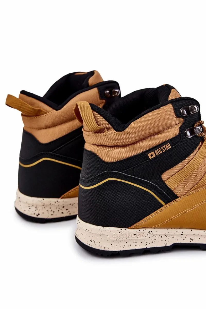 Discount Damskie Wysokie Buty Trekkingowe Big Star KK274609 Camel Damskie Trekkingowe Damskie|Damskie Trapery