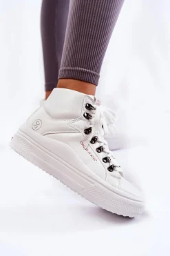 Trampki Damskie Cross Jeans|Trampki Damskie Wysokie></noscript>Cross Jeans Damskie Wysokie Trampki KK2R4028C Białe